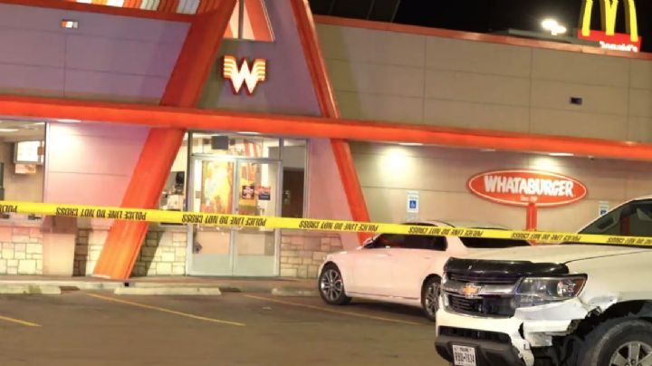 Conduce hasta Whataburger tras recibir un disparo en el pecho