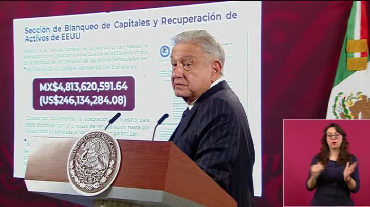 Estados Unidos devolverá a México 5 mil mdp confiscados en detención de Héctor Javier Villarreal