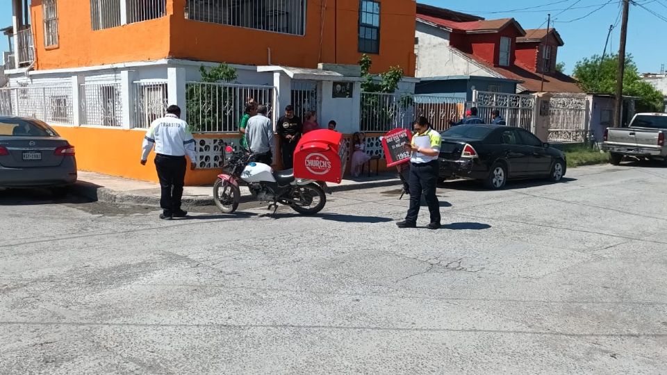 En la colonia alianza se registró el accidente que pudo haber terminado peor.