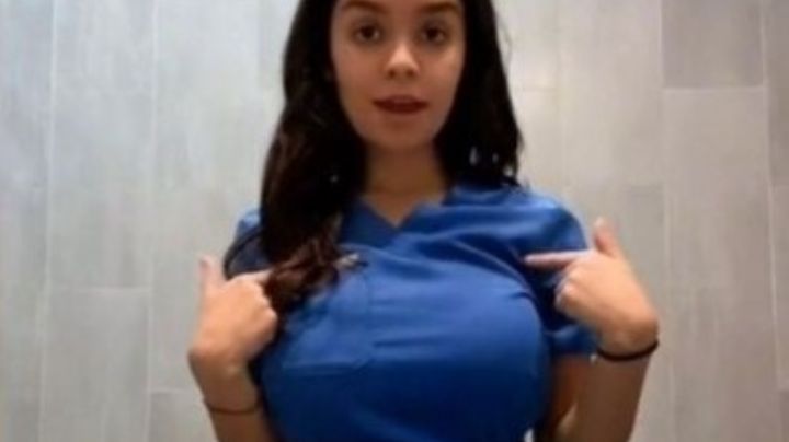 Guapa enfermera es criticada por vestir uniforme entallado | VIDEO