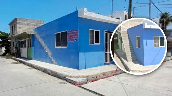 Destruyen escalera que vecino "gandalla" construyó en la banqueta