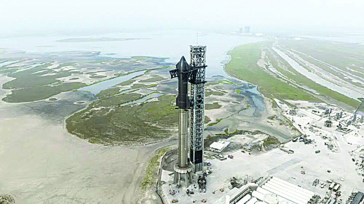 Starship, el cohete gigante que volará a Marte desde Texas, cerca de Matamoros