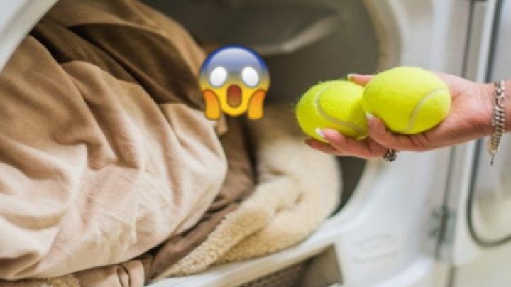 Pelotas de tenis en la lavadora, ¿para qué sirve este truco?