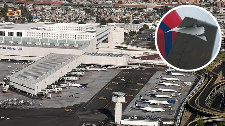 Chocan dos aviones en el Aeropuerto de la Ciudad de México
