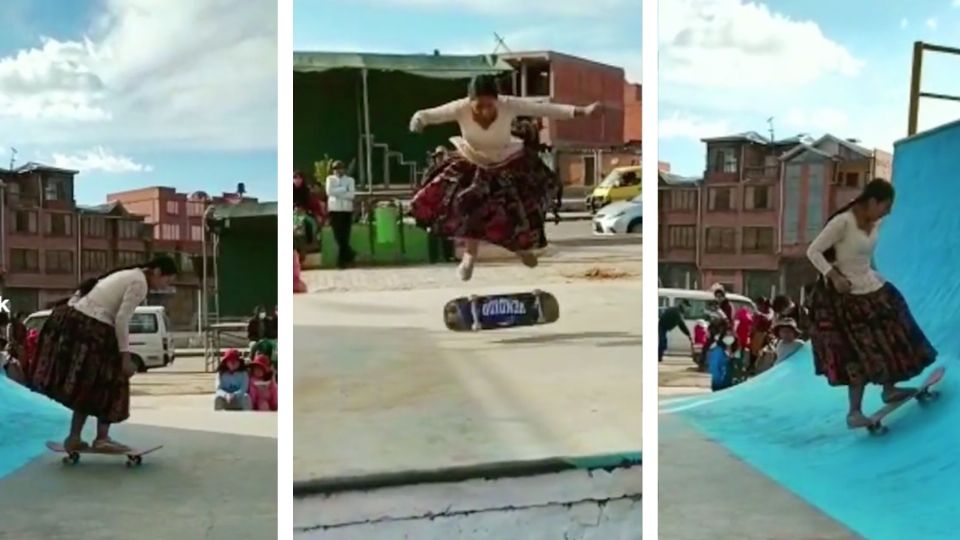 'Cholitas Skaters'