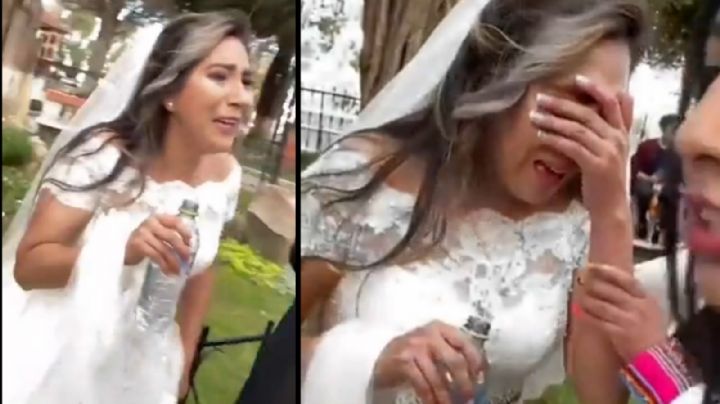 Novia descubre a su prometido siendo infiel el día de su boda | VIDEO