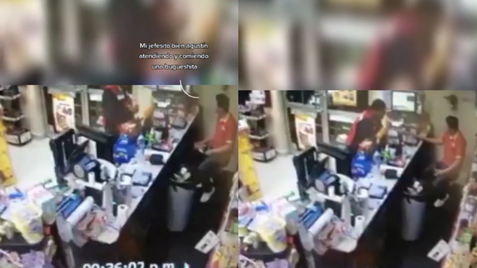 Supuesto fantasma hace de las suyas en un Oxxo