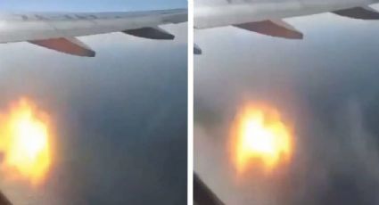 Falla avión de Viva Aerobús, pasajeros graban explosión | VIDEO