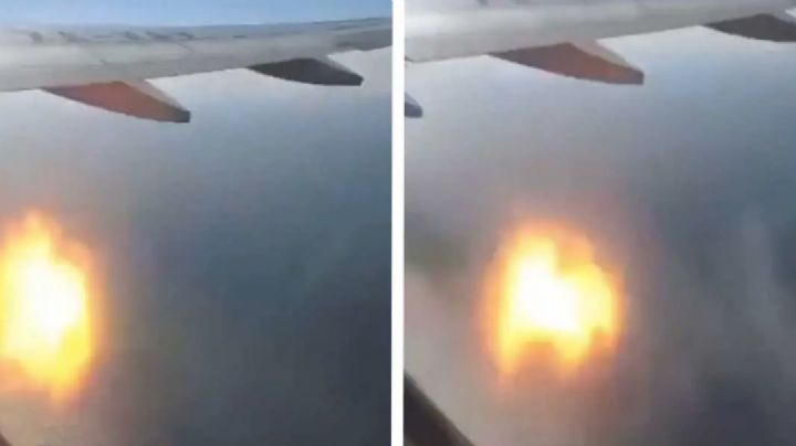 Falla avión de Viva Aerobús, pasajeros graban explosión | VIDEO