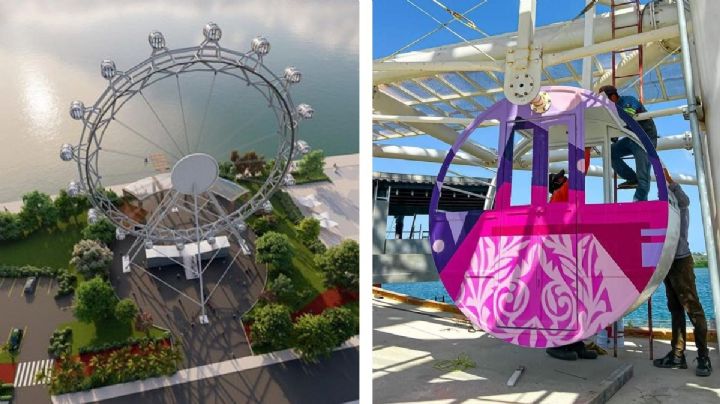 Alistan rueda de la fortuna en Tampico; ¿cuándo abre?