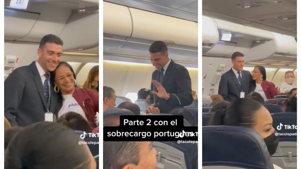 El sobrecargo portugués se ganó hasta aplausos.