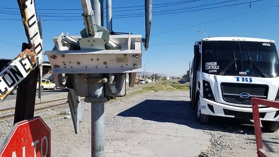 Camión donde iban los niños