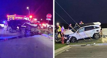 Fuerte choque en Bob Bullock de Laredo, Texas deja 5 heridos, entre ellos dos menores