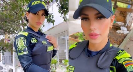 Guapa oficial se convierte en la 'policía más sexy de Colombia' | VIDEO