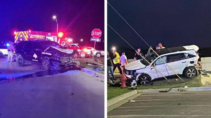 Fuerte choque en Bob Bullock de Laredo, Texas deja 5 heridos, entre ellos dos menores