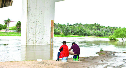 Lluvias y trasvase suben nivel del río Bravo