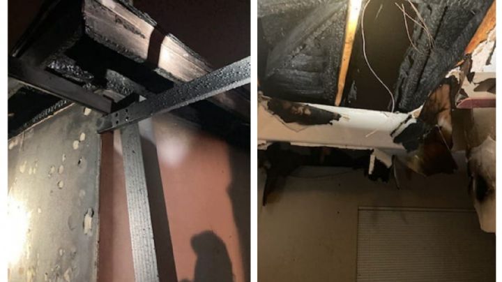 Incendio en colonia Century City de Laredo consume una vivienda; se salvan dos adultos