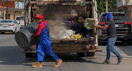 Recolectores de basura se transforman en superhéroes en calles de Tamaulipas | FOTOS