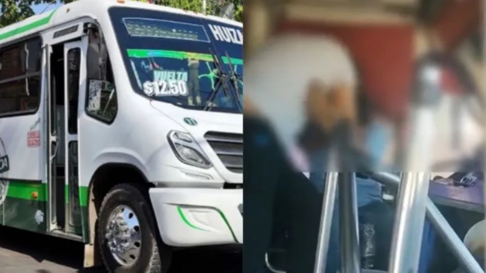 Los pasajeros intentaron separarlos, mientras ambos hombres se encontraban enfrascados en un violento altercado por los pasajes