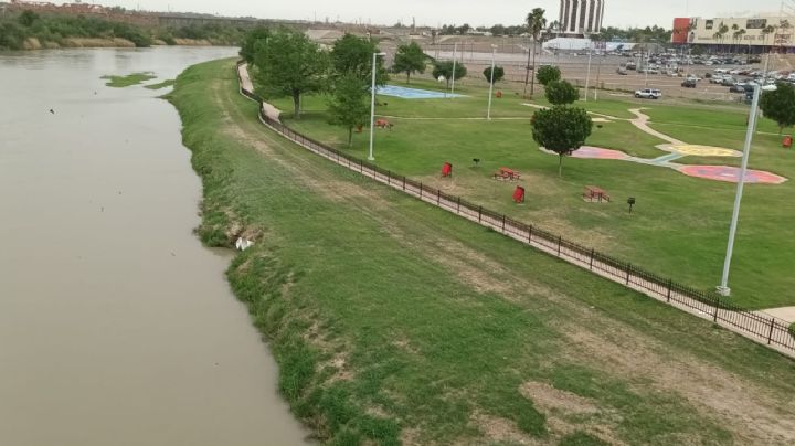 Creciente del Río Bravo; así se ve hoy en Nuevo Laredo | VIDEO
