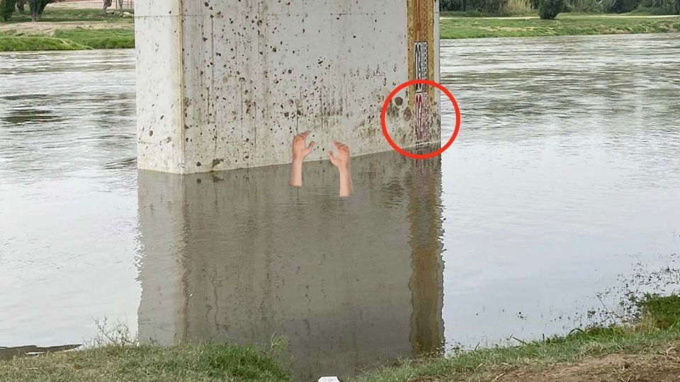 Creciente del Río Bravo perligrosa como para meterse a nadar