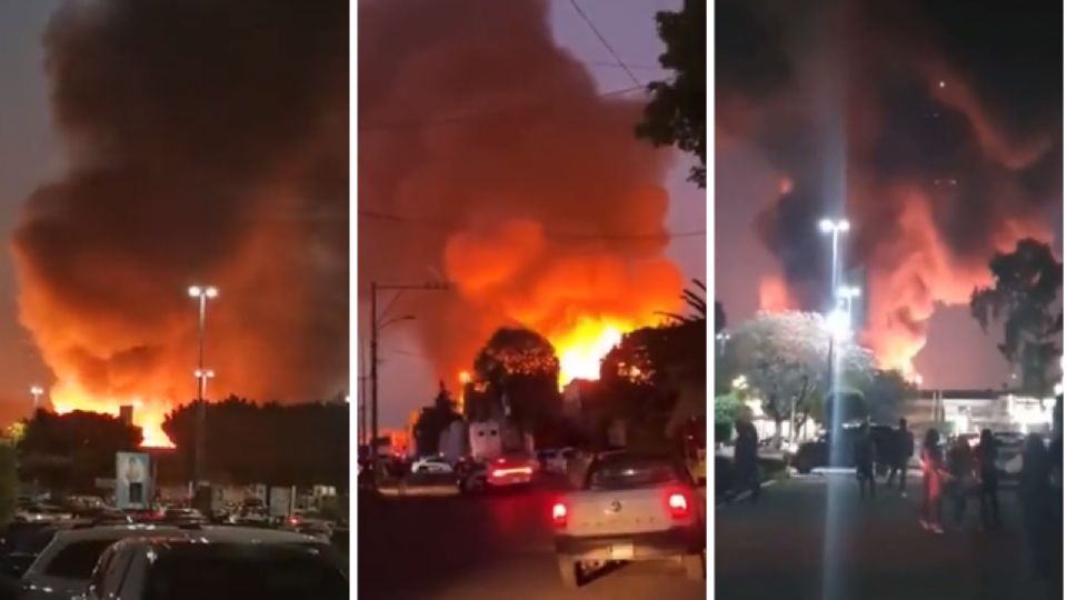 El Mercado de Abastos de CDMX se incendió.