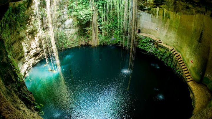 Familia construye una piscina y encuentran un enorme cenote bajo sus pies | FOTOS