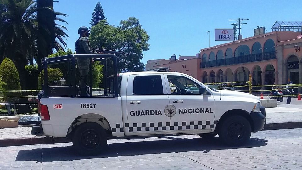 Vehículo de la Guardia Nacional