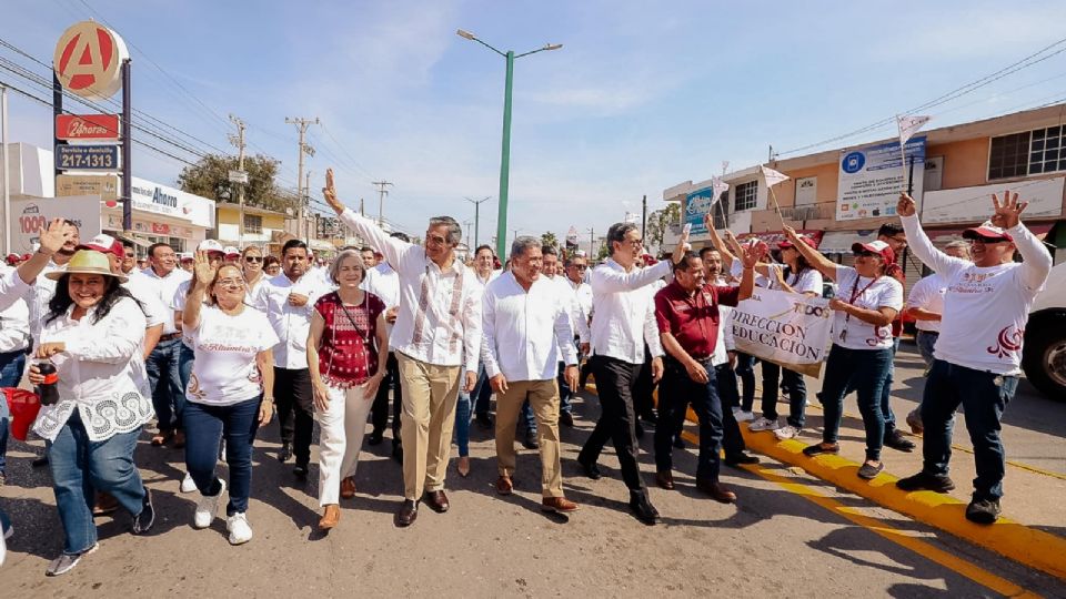 Américo Villarreal estuvo de visita en Altamira.