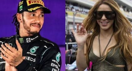 Captan a Shakira en plena cena con el piloto Lewis Hamilton | VIDEO