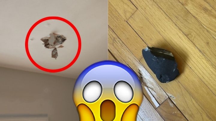 Objeto atraviesa techo de casa en Estados Unidos ¡Era un meteorito!
