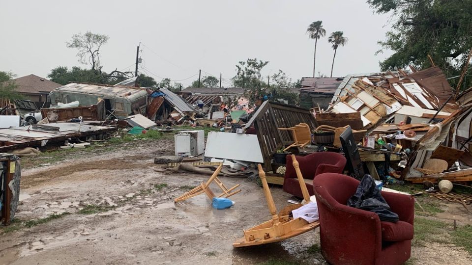 Tornado pegó fuerte frente a la Isla del Padre