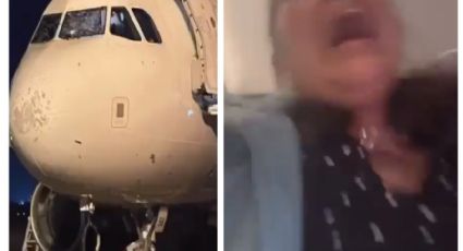 Parabrisas se estrella en pleno vuelo; así reaccionan los pasajeros | VIDEO