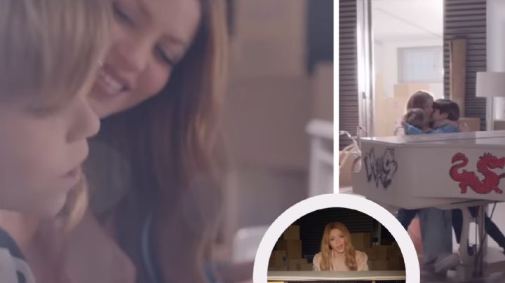 Shakira presenta 'Acróstico' con sus hijos Milan y Sasha cantando y tocando el piano
