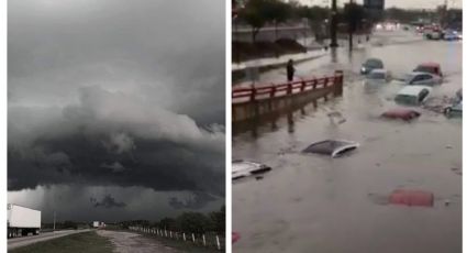 Sabinas bajo el agua: sorprende severa tormenta; así quedó la ciudad | VIDEO