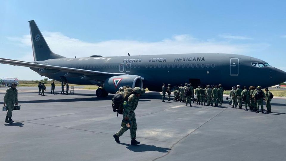 Llegada de militares a Tamaulipas