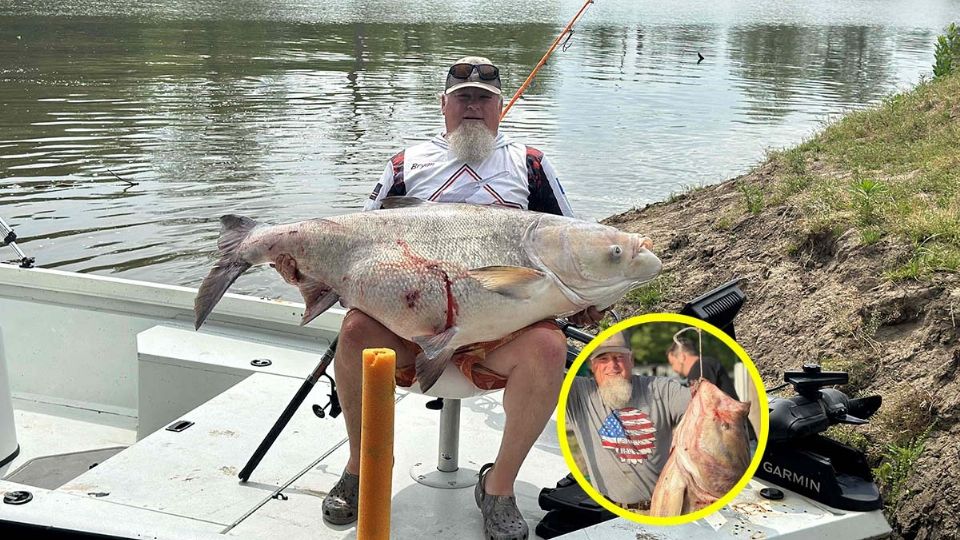 Pescador captura pez gigante, considerado el más grande del mundo