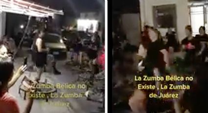 Zumba bélica: bloquean calle en Nuevo León para ejercitarse a ritmo de Peso Pluma