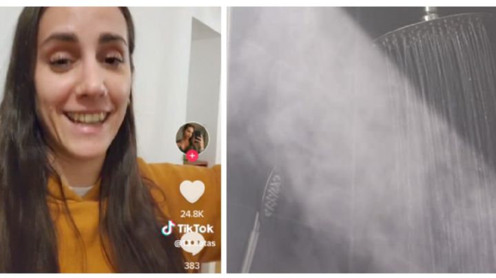 Mujer se mete a bañar y regadera revela infidelidad de su esposo | VIDEO