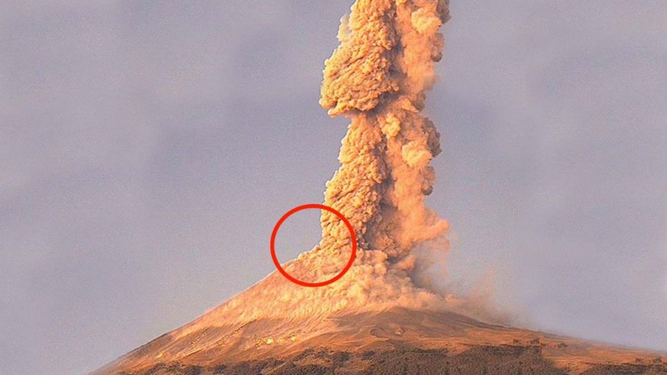 Si el volcán Popocatépetl hiciera erupción lanzaría lava, ceniza y material incandescente