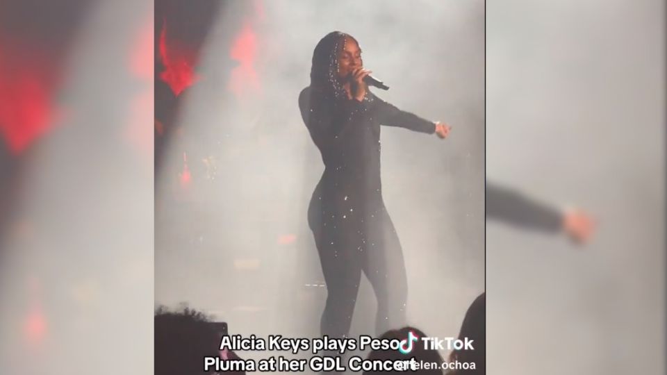 'Ella Baila Sola', sonó en el concierto de Alicia Keys.