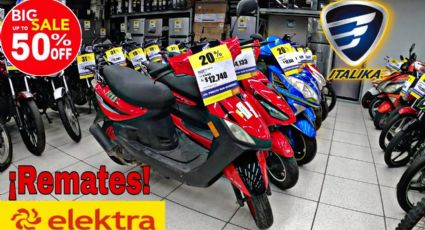 Elektra remata sus motocicletas Italika: Así puedes hacerte de una modelo 2022 con envío gratis