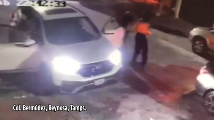 Mujeres son despojadas de camioneta con violencia en Reynosa | VIDEO