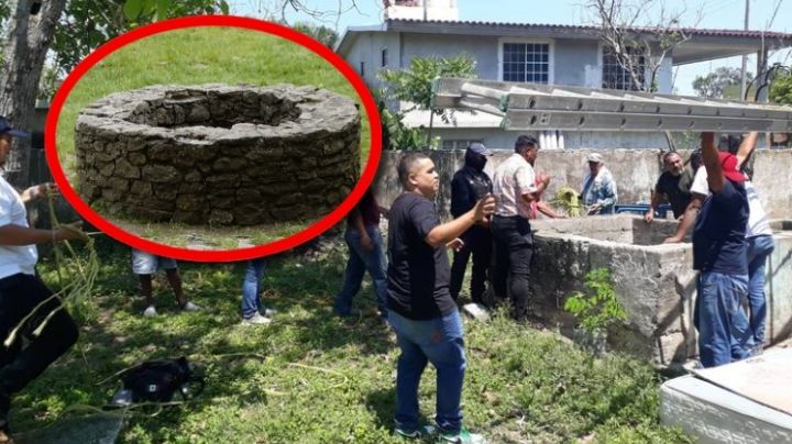 Mujer cayó dentro de pozo de Tampico y ¡sobrevive de milagro!