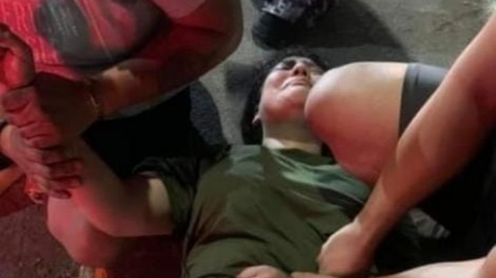 Joven intenta lanzarse desde puente de la Venezuela; agentes de la Guardia Estatal la salvan