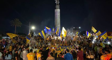 Así celebraron aficionados de Tigres en Nuevo Laredo | FOTOS