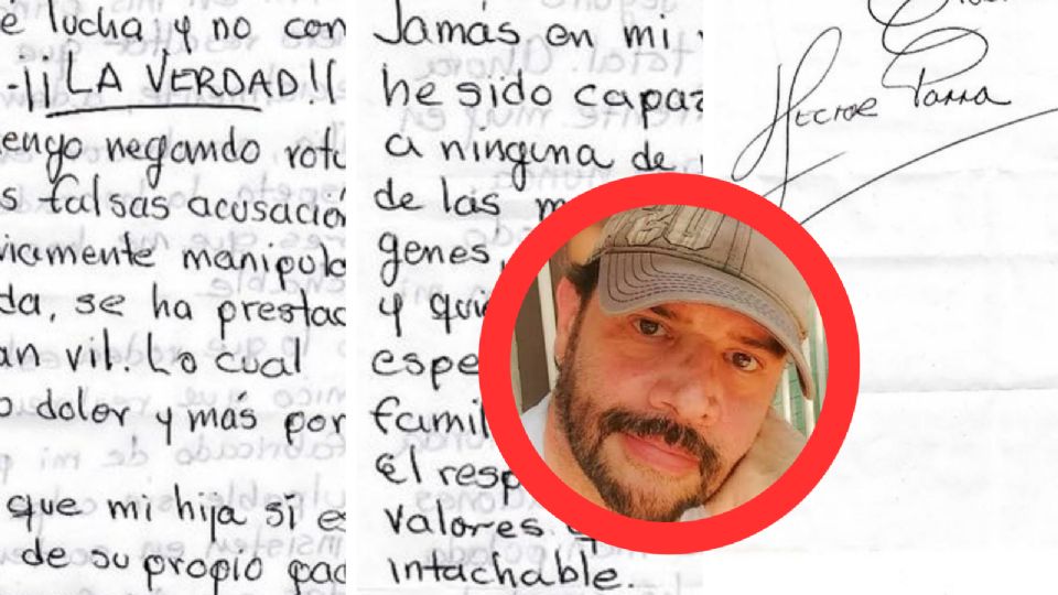 Héctor Parra compartió una carta a través de su hija, Daniela.