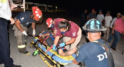 Atropellan a hombre en Carretera Aeropuerto; no ha sido identificado y está grave