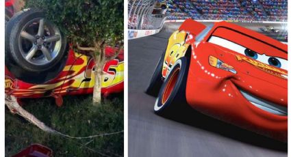 Vuelca 'El Rayo McQueen' en Sinaloa; termina destrozado | FOTOS