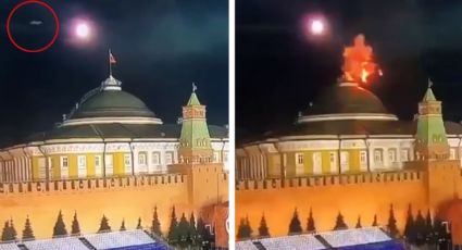 Momento exacto en que drones atacaron el Kremlin; intentaron asesinar a Putin, acusa Rusia | VIDEO